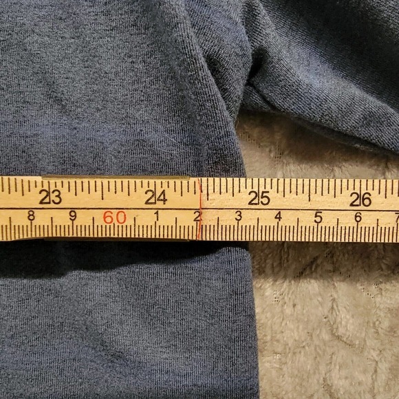 01.Algo Mens Performance Golf Polo Size 2XL Blue Striped Short Sleeve Quick‎ Dry - Picture 3 of 7